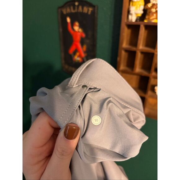 Lululemon City Sleek 5 Pocket 7/8 Pant Rhino Grey Sz 10 - Picture 4 of 4